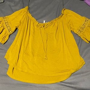 Mustard Yellow Blouse